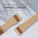 EDIMENS Genuine Leather Bands for Fitbit Versa 3 / Sense | Light Brown Small 5.7 - 7.8 - Buy Online on GoSupps.com
