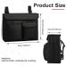 Mobility Scooter Bag Storage Bag in Oxford Cloth Water Resistant Side Pockets Multifunctional Storage Organizer with 2 Pockets Side Cup Holder Easy to Fit for Wheelchairs CA(Black) - Buy Online on GoSupps.com