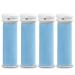 E-Cron Replacement Rollers Compatible with Emjoi Micro Pedi Electric Callus Remover Hard 4 Pcs. Callus Replacement Roller