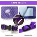 Buy Femax Soft Mesh Dog Harness & Linen Set - Adjustable Reflective Breathable for Puppies & Cats (Chest 35-40 cm) - Perfect for Walking Running & Training - Purple - Buy Online on GoSupps.com