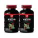 Super Hoodia Gordonii Power Extract- Pure Hoodia Gordonii Extract 2000mg - Hoodia Gordonii Highly Effective Appetite Suppressing hoodia supplement cactus supplement cactus leaf supplement 2Bottles