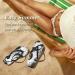 Mnsruu Music Notes Flip Flops | Black & White | XL Home Hotel Spa & Travel Footwear - Buy Online on GoSupps.com