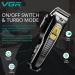 VGR Cordless Hair Clippers for Men with Taper Lever and Turbo Mode - Professional Mens Hair Cutting Kit with Ceramic Blades - Rechargeable - Buy Online on GoSupps.com