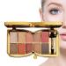 10 Colors Glitter Eyeshadow Pallet Shimmer Colorful Eyeshadow Palette Makeup Diamond Bright Makeup Shimmery Highly Pigmented Waterproof Long-lasting Sweatproof Practice Make Up