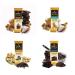 Peaceful Squirrel Raw Rev Glo Bars Variety Pack - High Protein & Fiber, Vegan, Gluten-Free - 14 Bars, 1.6 oz Each - Buy Online on GoSupps.com