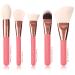 Luvia Sakura Vegan Makeup Brush Set - 10 Cosmetic Brushes with Pink/Rose Gold Clutch - Perfect Makeup Essentials for Flawless Application - Buy Online on GoSupps.com