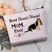 Stylish Basset Hound Mom Cosmetic Bag | Perfect Gift for Dog Lovers | International Shipping Available - Buy Online on GoSupps.com