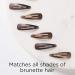 Goody Colour Collection Contour Hair Clips Brunette 6 Count - Pack of 3 - Buy Online on GoSupps.com