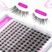 CAELYMINE Cluster Eyelash Extensions 144pcs - D Curl Soft Lash Extension Clusters for Beginners - Reusable 3D Cosplay Eyelash Cluster Extensions - Buy Online on GoSupps.com