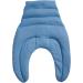 Light Blue Neck Pillow with Back Support - Cherry Stone Heat Pad for Neck & Back Relief - Buy Online on GoSupps.com