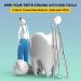 Dental Plaque Remover Kit for Teeth Cleaning - Includes Dentist Mirror - Home and Personal Use - Buy Online on GoSupps.com