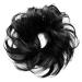 CAISHA Hairpiece Scrunchie Chloe Updos Voluminous Wavy Messy Synthetic Fiber DM13cm Black G1C