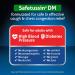 Safetussin DM Cough + Chest Congestion Relief - Safe for Adults with High Blood Pressure & Diabetes | 8 oz - International Shipping Available - Buy Online on GoSupps.com