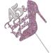 Tenhaisi 45 & Fabulous Lady Cake Topper Purple Sliver Glitter 45th Birthday Party Decoration Happy 45th Birthday Decoration Women 45th Birthday/Wedding Celebration/Anniversary Party Supplies - Buy Online on GoSupps.com