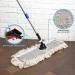 JINCLEAN 24 Industrial Cotton Floor Dust Mop with Adjustable Steel Handle | Commercial Mops for Various Surfaces - 1 Count - Buy Online on GoSupps.com