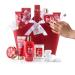 Fathers Day Japanese Cherry Blossom Spa Gift Set - 25Pcs Luxury Bath & Shower Package for Women in Leather Tote Bag - Buy Online on GoSupps.com