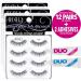 Ardell Multipack Lashes 101-12 pairs & duo eyelash glue Dark & Clear 5 Count - Buy Online on GoSupps.com