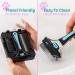 Paw Place 2-in-1 Dog Deshedding Brush for Shedding and Grooming - Blue & Black - Buy Online on GoSupps.com