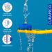 Curaprox Toothbrush CS 5460 Ultra Soft - Eco-Friendly Manual Toothbrush for Adults with 5460 CUREN Bristles - Yellow-Blue - Buy Online on GoSupps.com