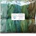 Hand Dyed Superfine Merino Tencel Roving for Spinning and Felting. 5oz  Greenery Merino Tencel Greenery