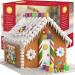 Gingerbread House Kit, Pre-Baked & Pre-Assembled BIG Traditional gingerbread house kit Christmas Fun activity, Everything Included: Cookies, Colorful Candies, Icing, Bag/Tip + SEWANTA Candy Cups 1