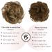 Chocolate Brown with Light Golden Blonde Highlights Real Human Hair Claw Clip Messy Bun Extension for Women - Buy Online on GoSupps.com