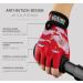 Prometheus Fingerless Cycling Gloves for Kids (2-5 Years) - Padded Red Gloves for Boys & Girls - Buy Online on GoSupps.com