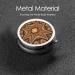 Bohemian Motifs Portable Metal Pill Box | Round Mini 3-Compartment | Travel-Friendly Design | Small Pill Organizer in Black - Buy Online on GoSupps.com