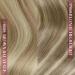 Youngsee 40 cm Clip In Extensions - Real Remy Hair Light Brown & Blonde 120g (7 Pieces) - Buy Online on GoSupps.com