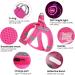 PCOTLLAR LED Dog Harness - Reflective Breathable & Illuminated Light Dish for Small to Medium Dogs - Pink - Buy Online on GoSupps.com