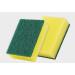 Kitchen dishwashing Cleaning Block high-Density Large Double-Sided Sponge Brush Pot and Bowl Water Absorption Sponge Block Cleaning Cloth Yellow - Buy Online on GoSupps.com