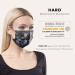 HARD 100 pc Disposable Face Masks | Made in Germany | Type IIR & CE Certified | Triple Layer Filtration 99.78% | Elastic Earloops | Adults - Roses - Buy Online on GoSupps.com