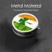 Clover British Flag Portable Metal Pill Box | Round Mini 3-Compartment | Travel Essential for Small Pills | Hinged Design - Black - Buy Online on GoSupps.com