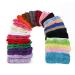 KW Collection Girl Baby Headbands Set - Pack of 50 Pcs, 25 Colors Elastic Crochet Hair Bands Hair Accessories for Girls - Buy Online on GoSupps.com