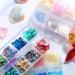 36 Boxes Seashell Nail Glitter Sequins - Multicolored 3D Laser Flakes for Nail Art Design - Buy Online on GoSupps.com