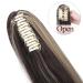 Ponytail Extension & Braid Clip-In | Heat-Resistant Micro-Wavy Hair - 22 (55cm) Dark Brown & Ash Blonde - Buy Online on GoSupps.com