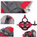 Gaorui Waterproof Saddlebag Backpack for Hiking & Camping - Adjustable Large Red/Black | Durable Gear for Adventurers - Buy Online on GoSupps.com