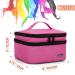 LUXJA Nail Polish Carrying Case - Pink | Holds 20 Bottles (15ml) | Portable Organizer Bag for Manicure Set - Buy Online on GoSupps.com