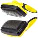 ShedTitan Self Cleaning Slicker Brush & Dematting Comb Kit - Ideal for Dogs, Goldendoodles, Poodles, Cats - Removes Mats & Tangles from Pet Fur - Buy Online on GoSupps.com