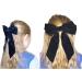Generic Set of 2 Hair Bow Clips in Black Velvet Set of Clips for Girls Boys and Adults - Buy Online on GoSupps.com