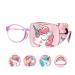 Cotton & Silk Eye Patch for Kids Glasses (Left Eye Pink Hair Unicorn) To Cover Left Eye Baby Pink - Pink Hair Unicorn