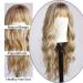 KOME Ombre Blonde Long Wavy Wig with Bangs - Synthetic Wig for Women - Ideal for Party, Cosplay, Daily Use - 24IN - Buy Online on GoSupps.com
