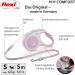 Flexi Dog Leash - Extendable with Soft Handle | 5m 8-20 kg | Rose | International Shipping - Buy Online on GoSupps.com
