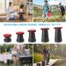 imodomio Upgraded Portable Collapsible Telescopic Stool - 480lbs Load Capacity - Foldable Camping Stool for Hiking & BBQ Parties - Indoor & Outdoor Activities - Red - Buy Online on GoSupps.com