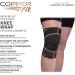 Copper Fit Rapid Relief Knee Wrap with Hot/Cold Therapy and Abdominal Support - Black (Adjustable) - Buy Online on GoSupps.com