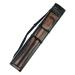 Iszy Billiards Pool Cue Case - 2x2 Portable Pool Stick Carrying Bag with Small and Large Pockets & Adjustable Shoulder Strap - Pool Table Accessories Brown Black
