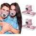 ZQP 20PCS Disposable Face_Mask Valentine's Day Face_Masks for Adult Heart Shaped Design 3Ply Breathable Anti-Dust Safety Protection with Elastic Earloop & Nose Bridge - Buy Online on GoSupps.com