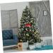 Alipis 1pc Decorative Hanging Decor Ornament Festival Home Tree Decoration Pendant Nice Iron Mail Xmas Red 9X9CM - Buy Online on GoSupps.com