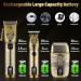 AMULISS Professional Hair Clippers & Electric Foil Shavers Set | Cordless T-Blade Hair Trimmer & Beard Grooming Kit for Men - International Shipping Available - Buy Online on GoSupps.com