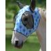 Harrison Howard Super Comfort Stretchy Fly Mask Large Eye Space with UV Protection Skin with Breatathability Blue Diamond Medium Medium Medium Blue Diamond Gillet